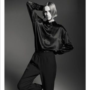 Zara Satin effect Shirt
